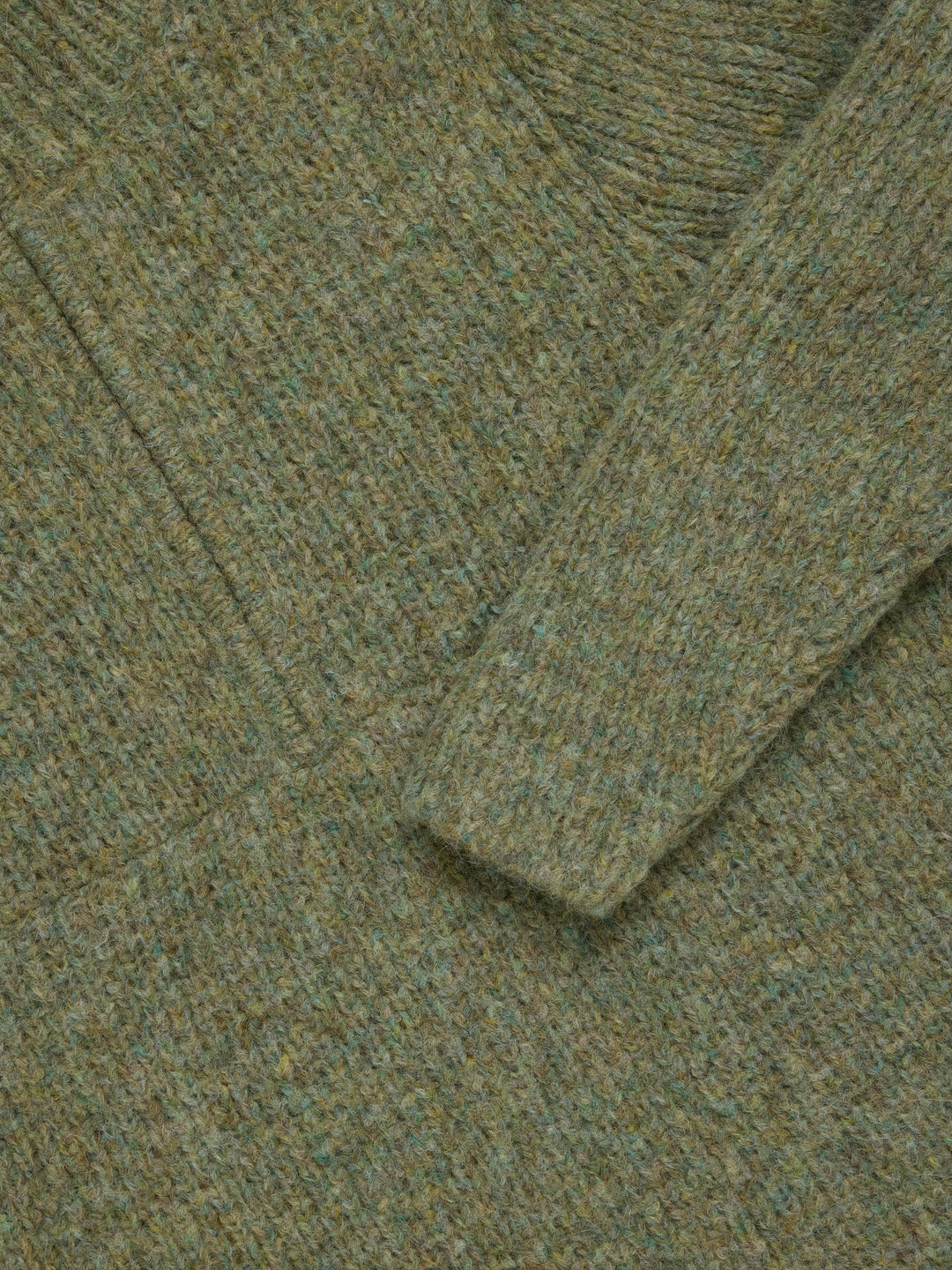 3sixteen Half Zip Knit - Marled Sage