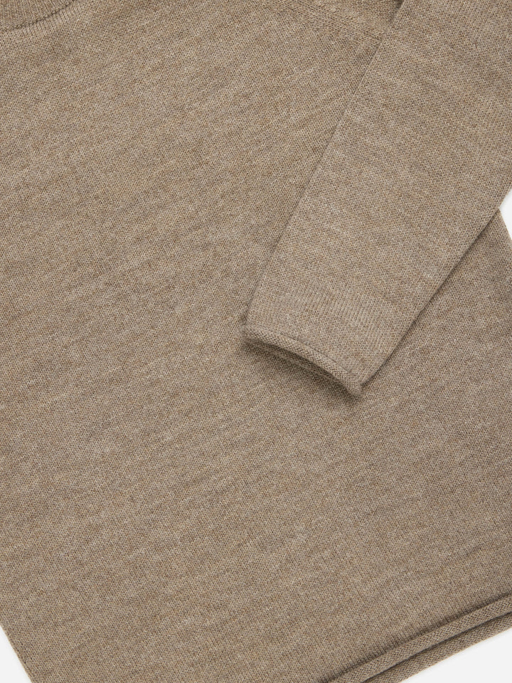 3sixteen Roll Neck Sweater - Sandstone Baby Alpaca