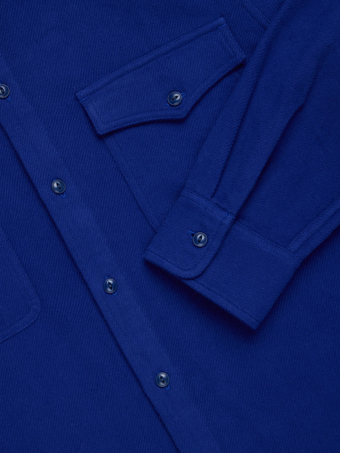 3sixteen USN Overshirt - Cobalt Flannel