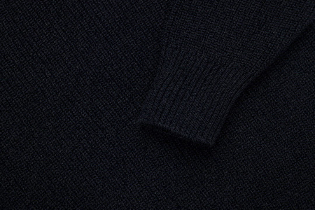 3sixteen Cotton Crewneck Sweater - Black