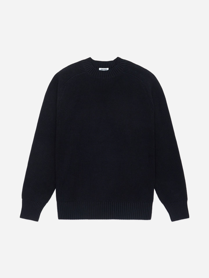 3sixteen Cotton Crewneck Sweater - Black
