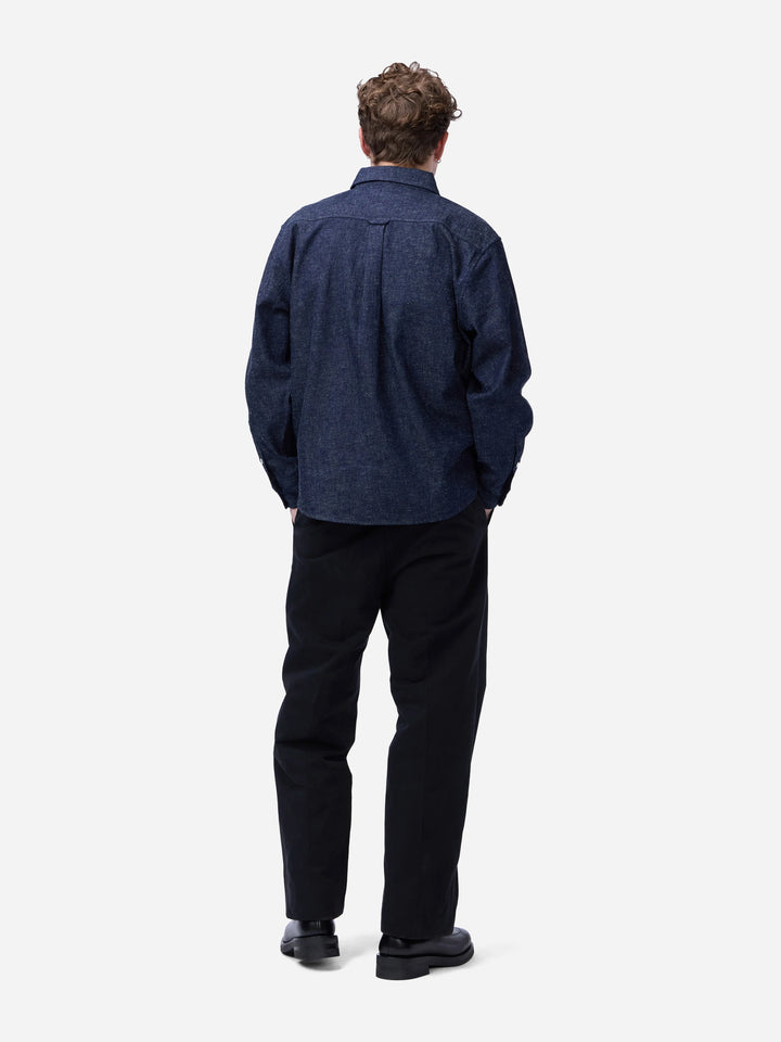 3sixteen Denim Button Down - Snow Slub Denim