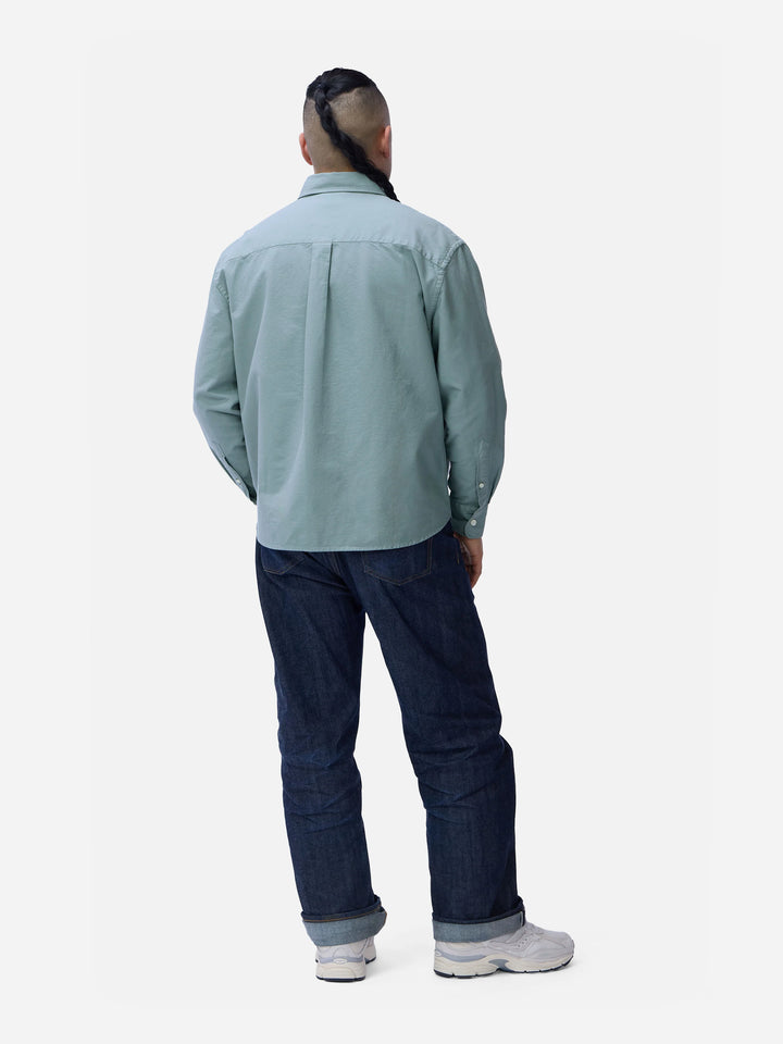 3sixteen Big Oxford - Garment Dyed Eucalyptus