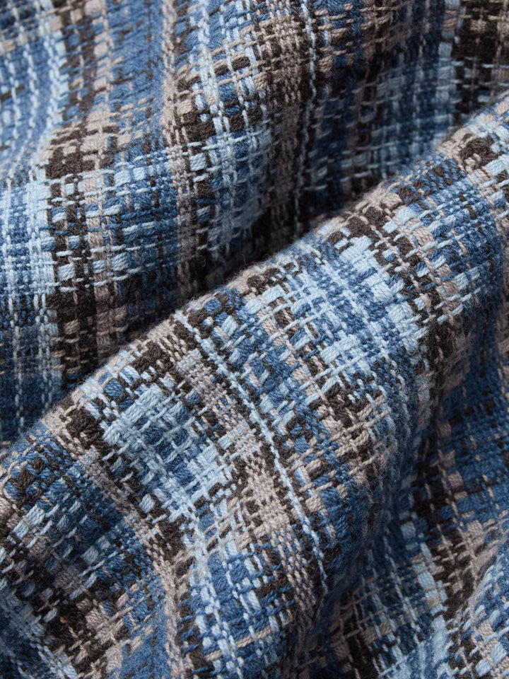 3sixteen Camp Shirt - Blue Dobby Plaid