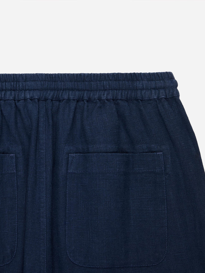 3sixteen Drawstring Short - Navy Linen