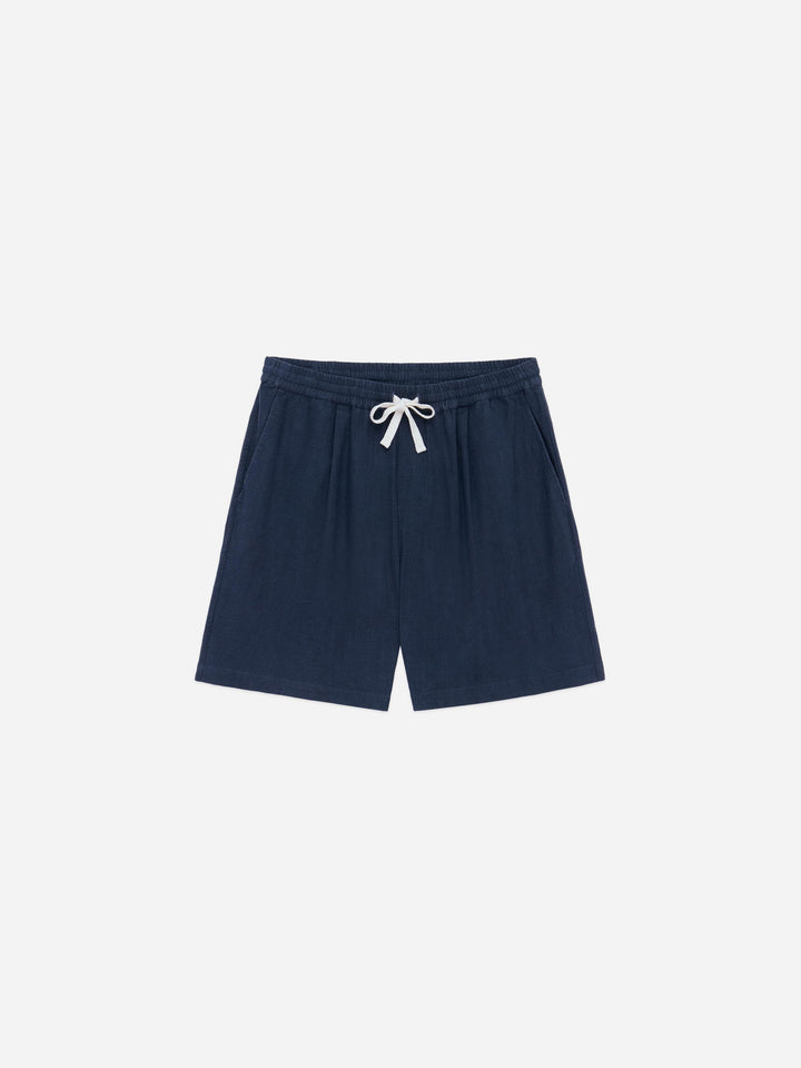 3sixteen Drawstring Short - Navy Linen