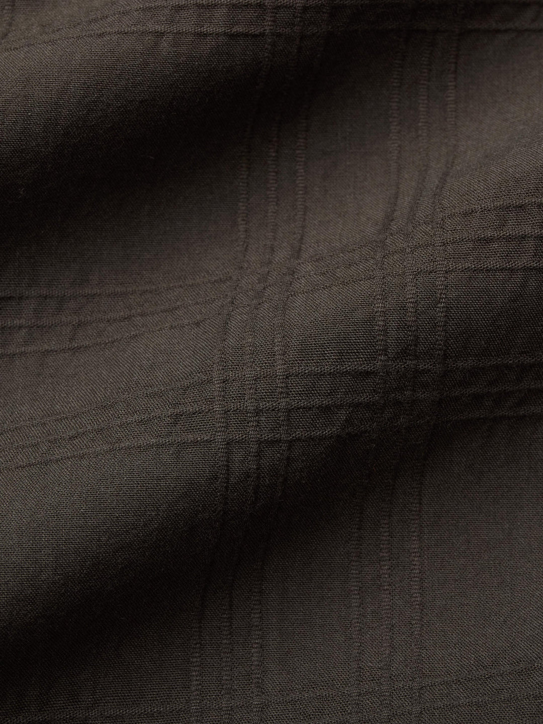 3sixteen Short Sleeve Work Shirt - Ink Grid Dobby