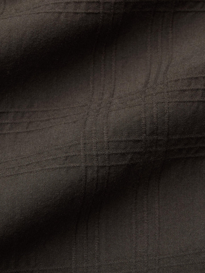 3sixteen Short Sleeve Work Shirt - Ink Grid Dobby