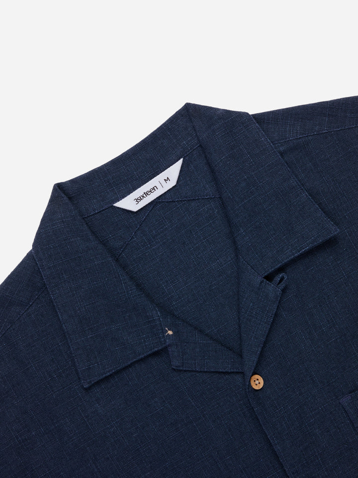 3sixteen Vacation Shirt - Blue Linen