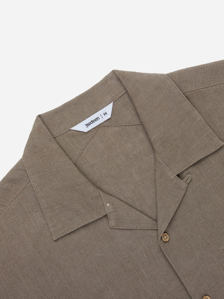3sixteen Vacation Shirt - Almond Linen