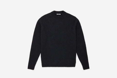 3sixteen Alpaca Crewneck - Black