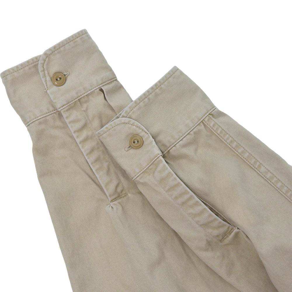 Full Count 4890C Chino Work Shirt - Beige