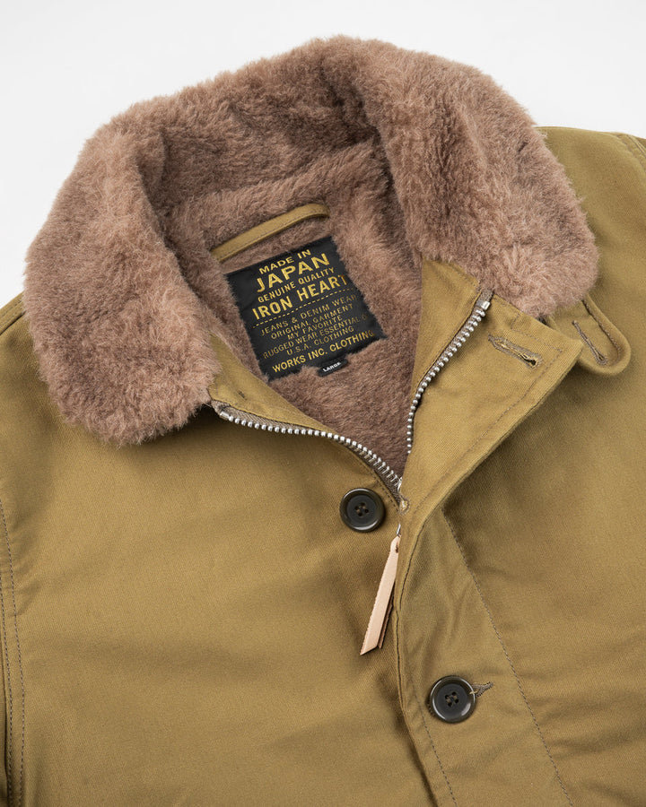 Iron Heart Whipcord N1 Deck Jacket - Khaki