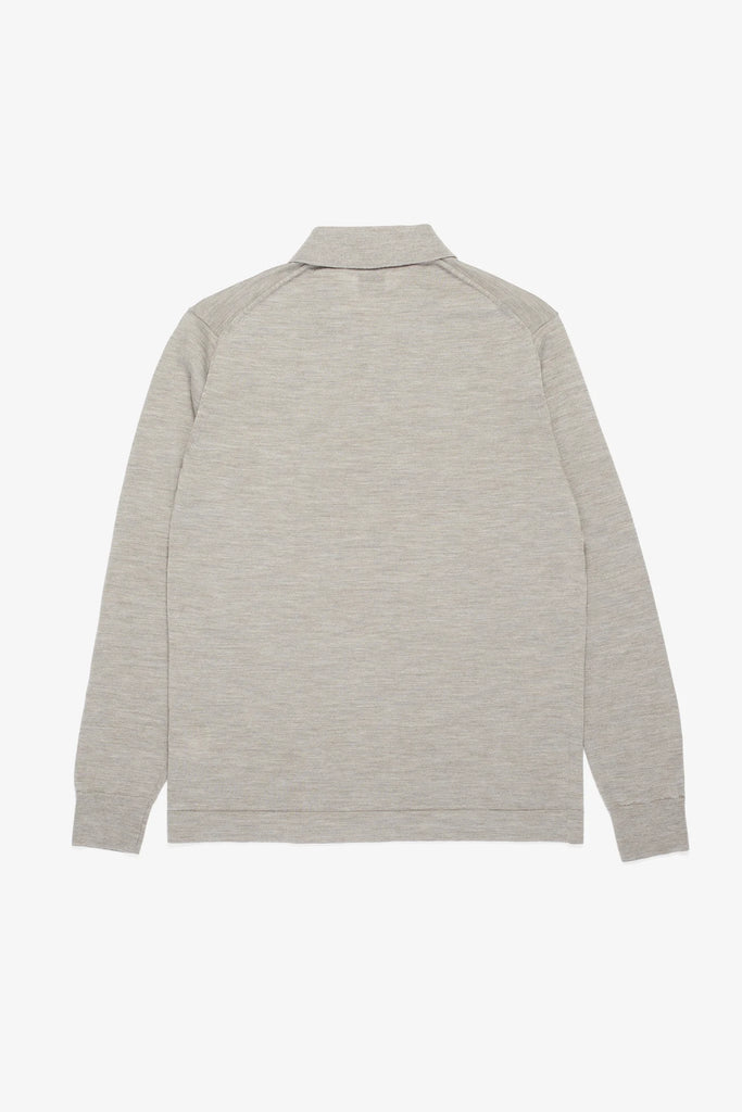 Norse Projects Jon Tech Merino LS Polo - Sand