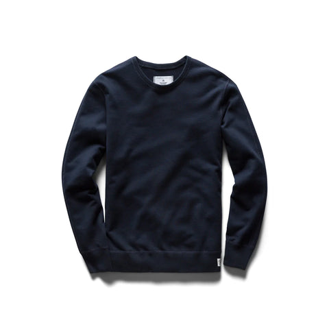Reigning Champ Midweight Terry Crewneck - Navy