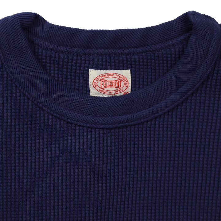 Full Count Heavyweight Waffle L/S T-shirt - Eggplant [5964-25]
