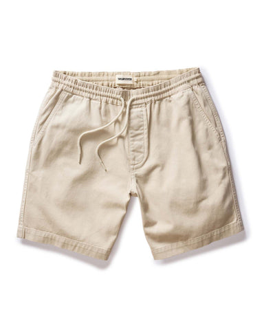 Taylor Stitch - Apres Shorts in Organic Aged Stone Foundation Twill