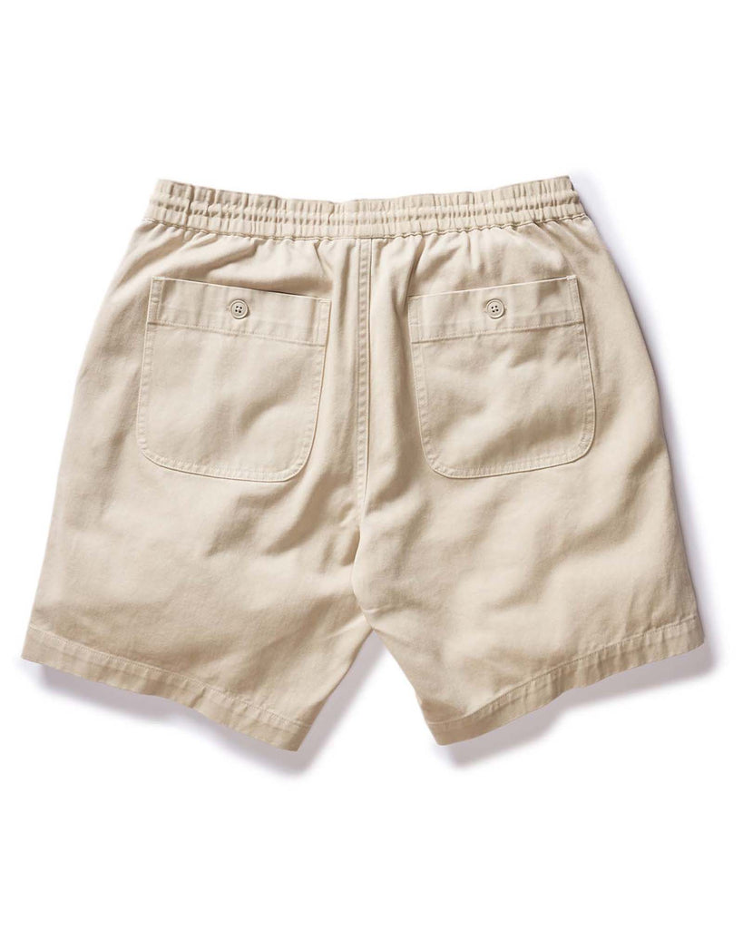 Taylor Stitch - Apres Shorts in Organic Aged Stone Foundation Twill