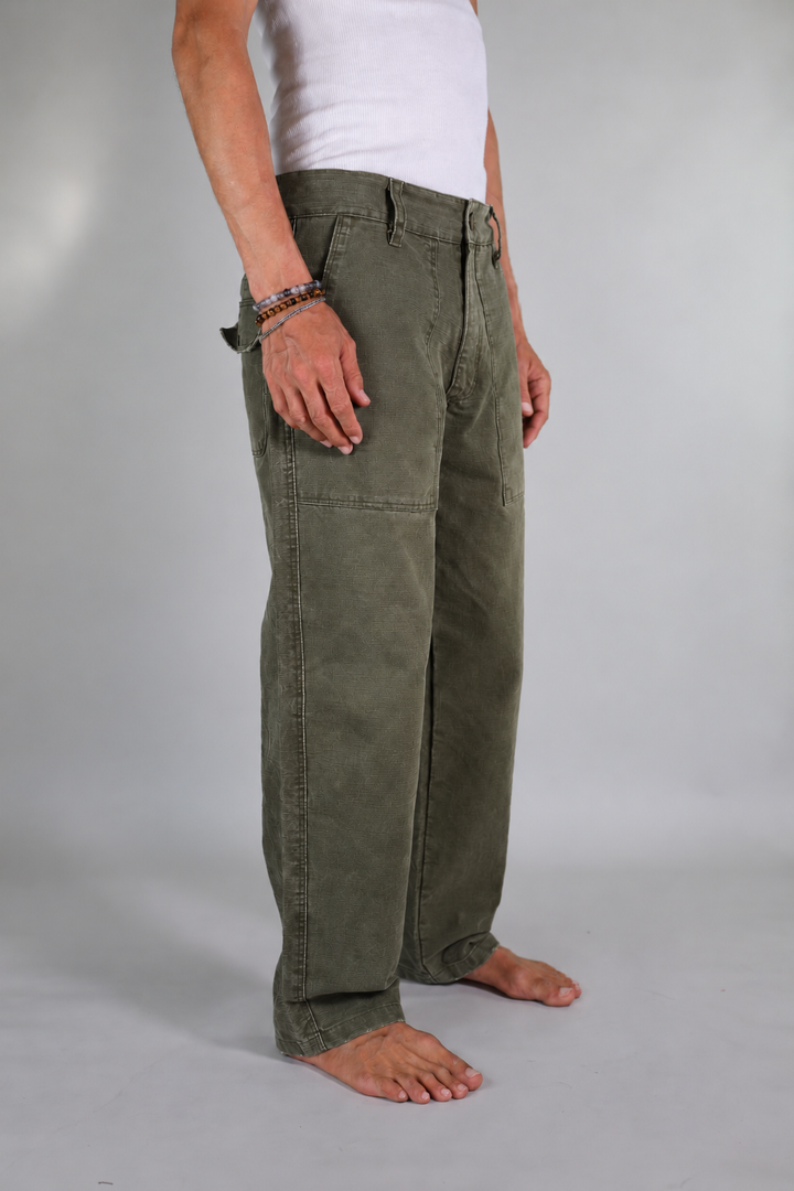 Monadic -Channel Pant Washed Olive
