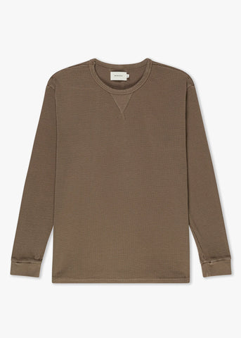 Monadic Waffle Knit Thermal - Canvas