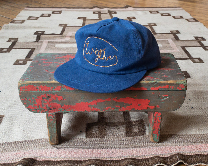 Wythe Chainstitched Canvas Ranch Hat - Blue/Ombre