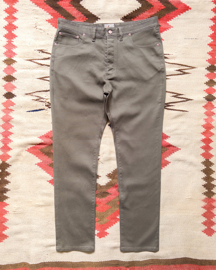 Wythe Bedford Cord Five Pocket Pants - Faded Olive