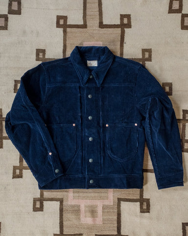 Wythe Japanese Indigo Dyed Corduroy Ranch Jacket