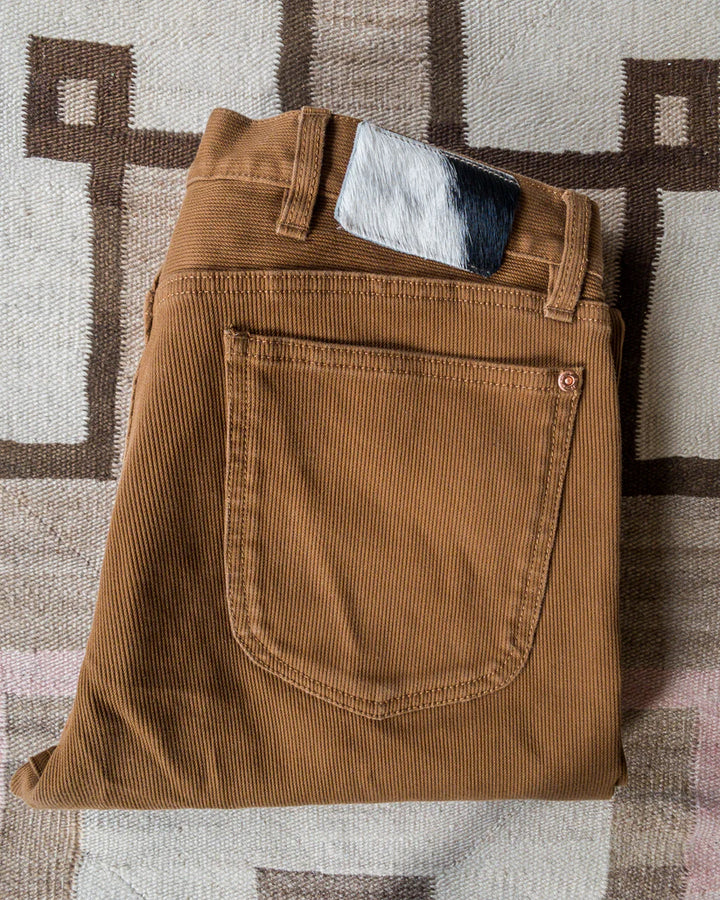 Wythe Bedford Cord Five Pocket Pant - Bay Brown