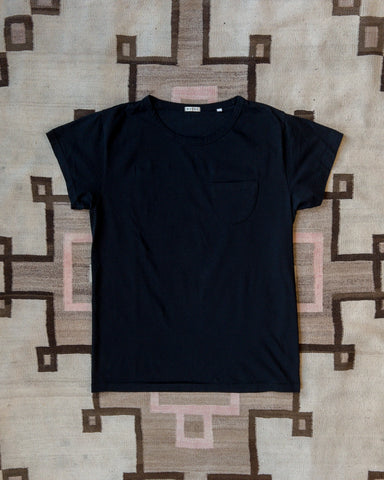 Wythe Tubular Pocket Tee Shirt - Deep Black