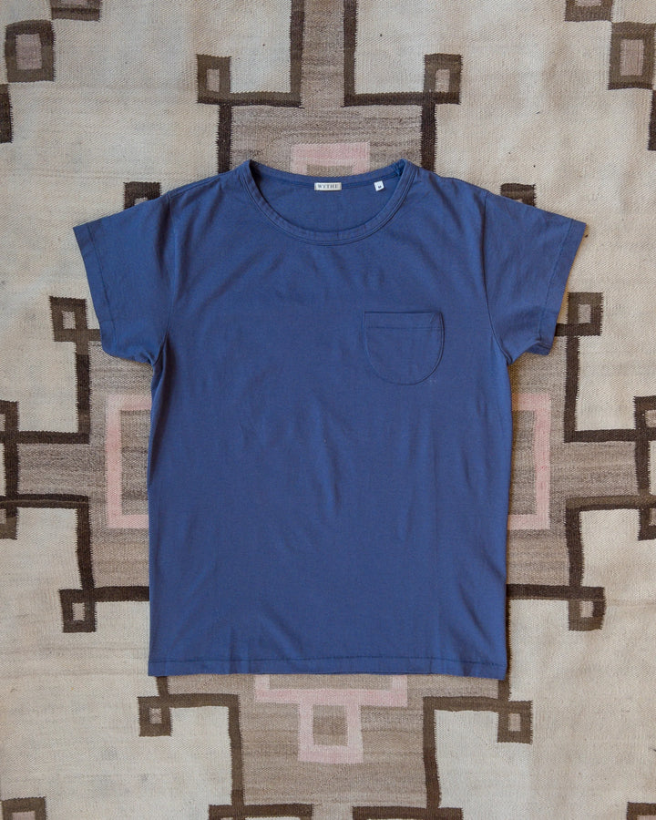 Wythe Tubular Pocket Tee Shirt - Faded Navy