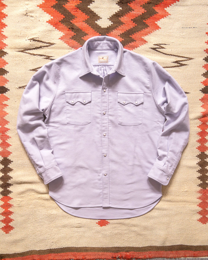 Wythe Moleskin Pearlsnap Shirt - Alpenglow