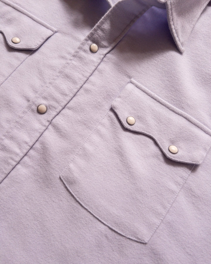 Wythe Moleskin Pearlsnap Shirt - Alpenglow