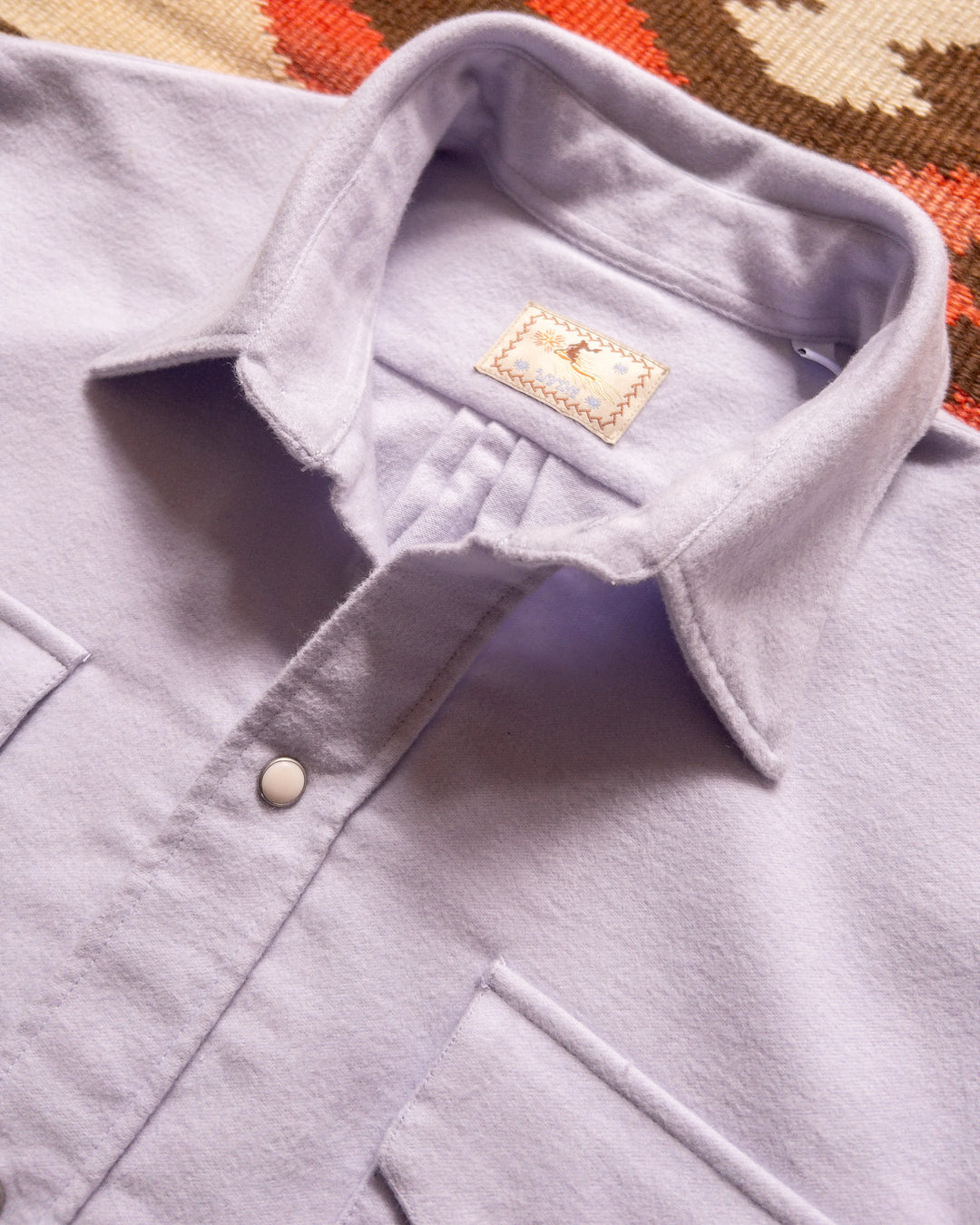 Wythe Moleskin Pearlsnap Shirt - Alpenglow