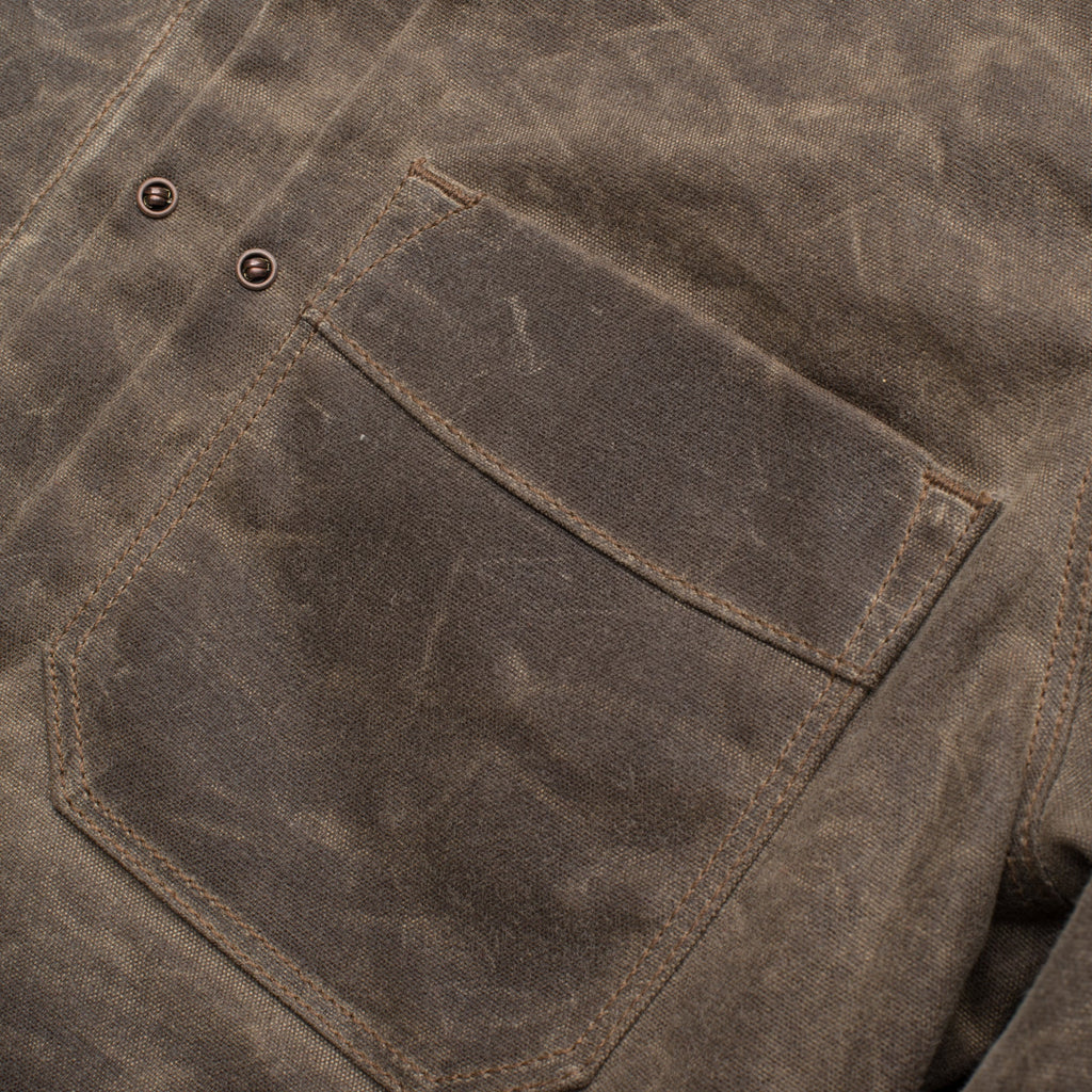 Waxed Canvas Utility Jacket Brown – Foreign Rider Co.