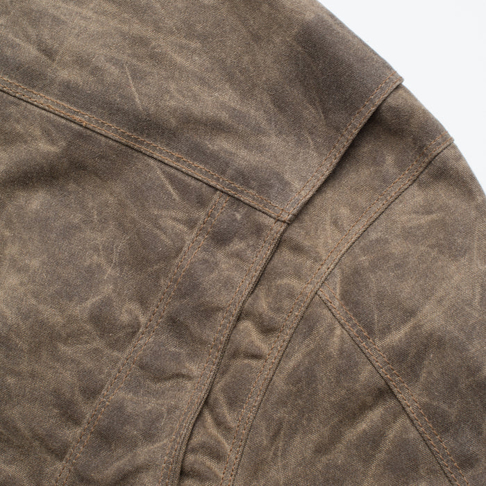 Waxed Canvas Utility Jacket Brown – Foreign Rider Co.