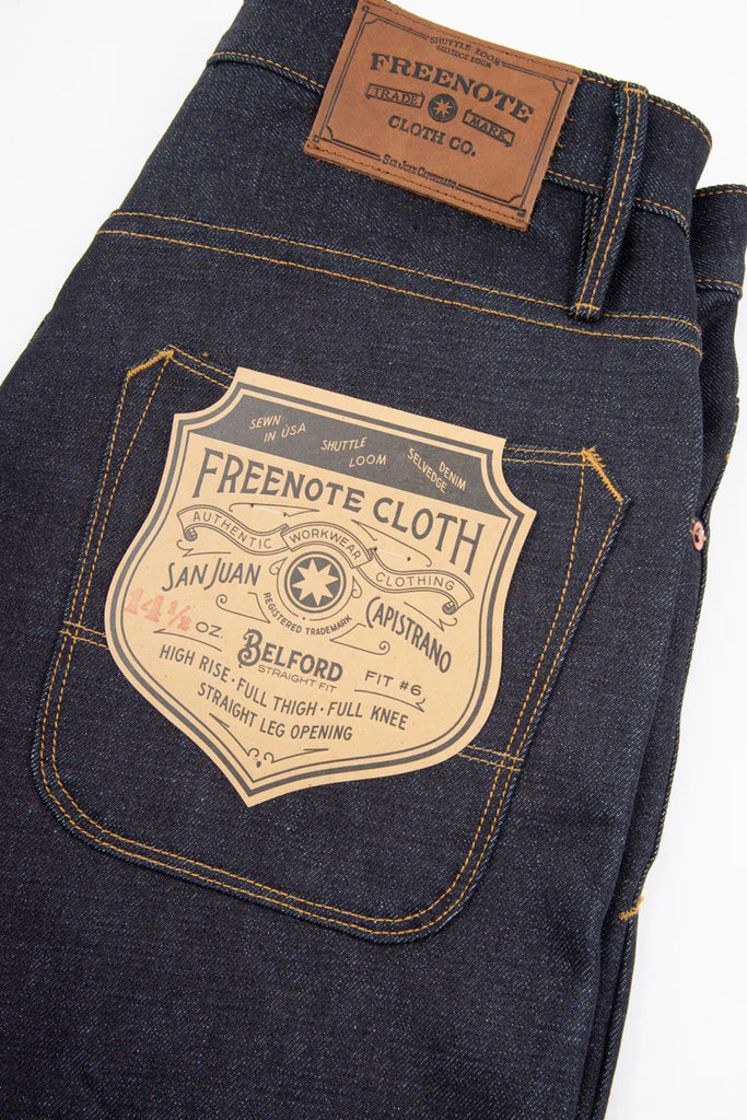 Freenote Cloth Belford Straight 14.50 Ounce Kaihara Denim