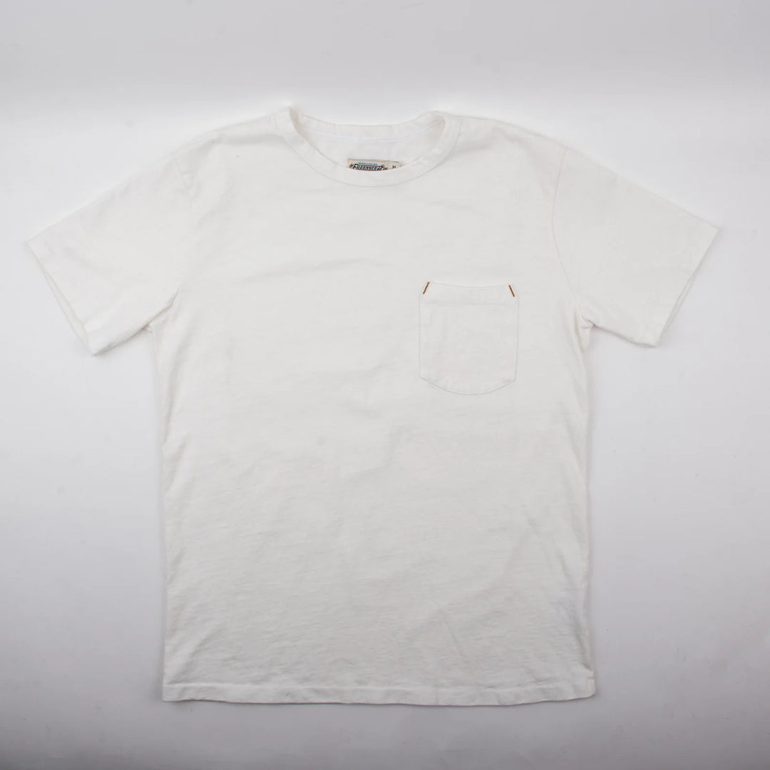 Freenote Cloth 13 Ounce Pocket T-Shirt - White