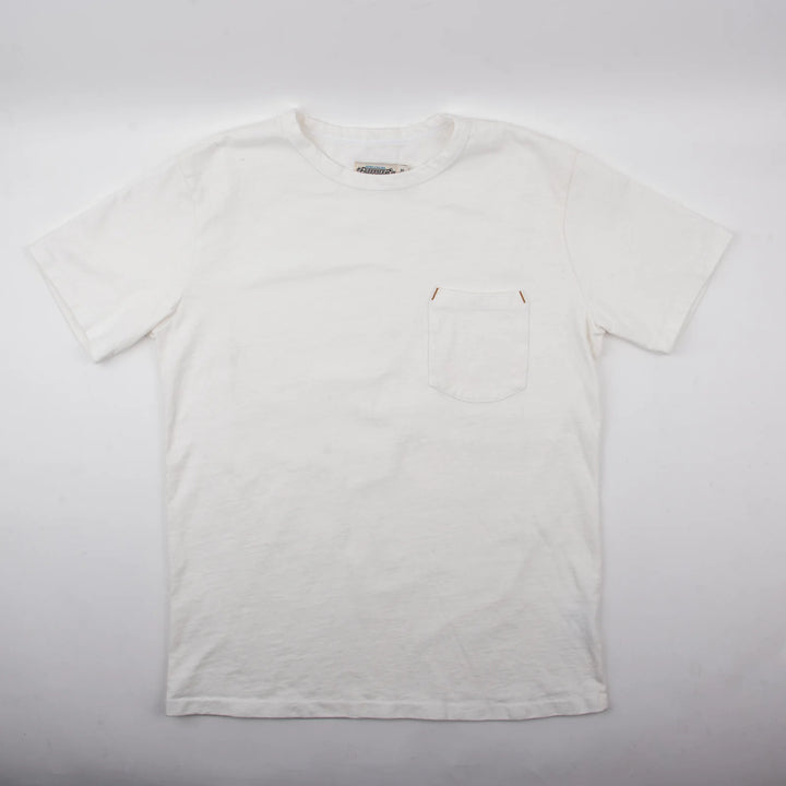 Freenote Cloth 13 Ounce Pocket T-Shirt - White
