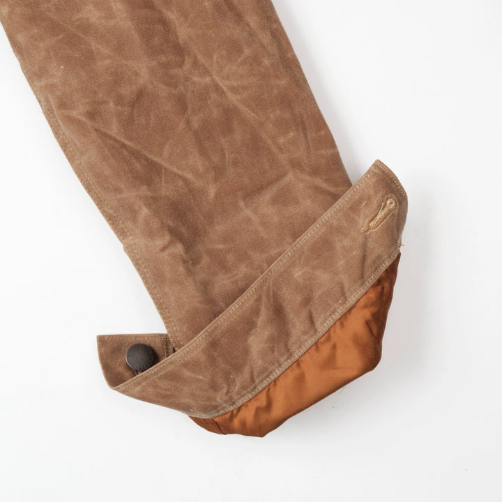 Freenote Cloth - Waxed Canvas Riders Jacket in Rust with Brown Interior
