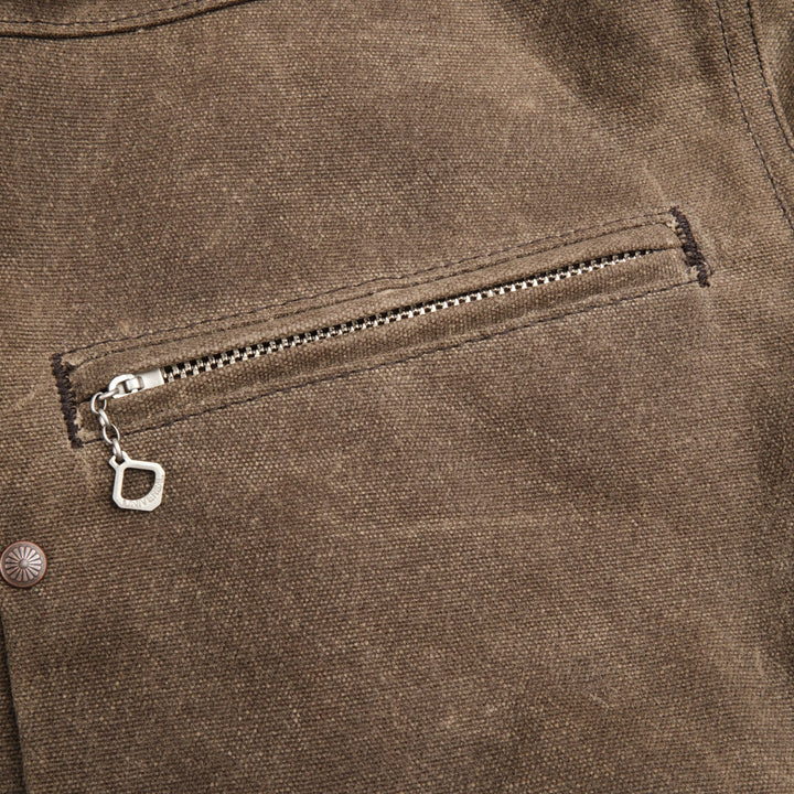 Freenote Cloth RJ-2 Waxed Canvas 20 Ounce - Tobacco