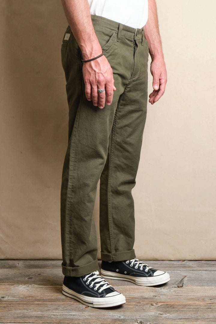 Freenote Cloth Workers Chino Slim Fit - Olive