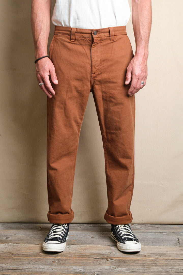 Freenote Cloth Deck Pant 14 Ounce Slub - Rust