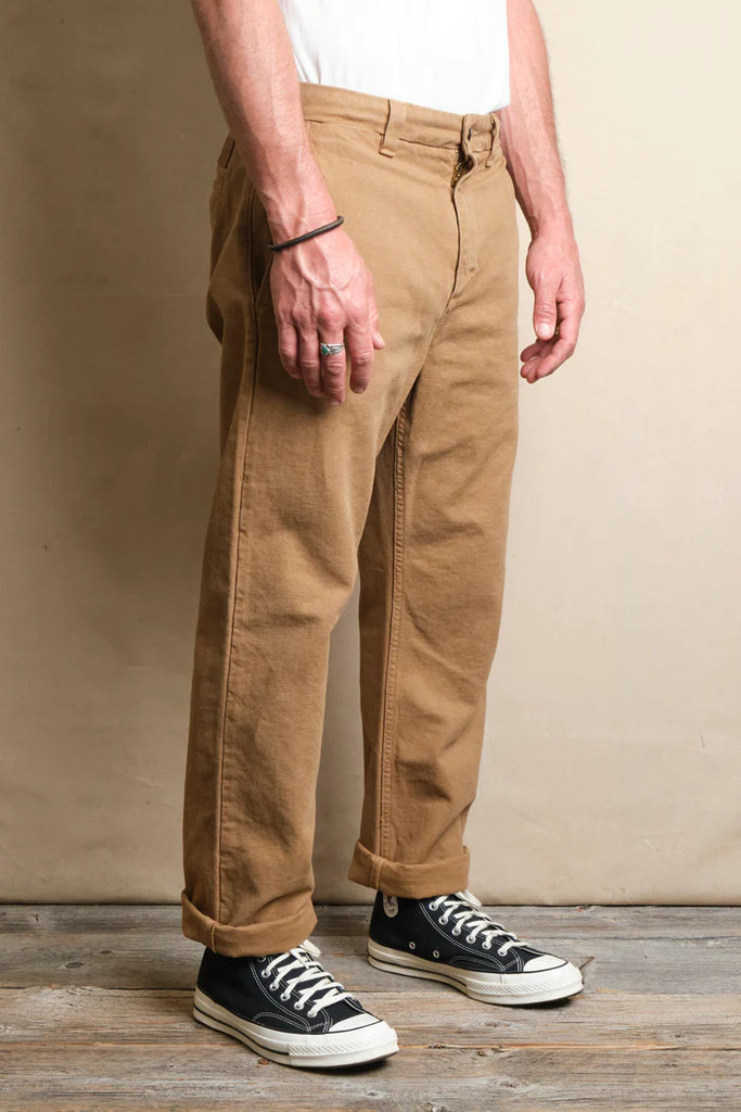 Freenote Cloth Deck Pant 14 Ounce Slub - Tan