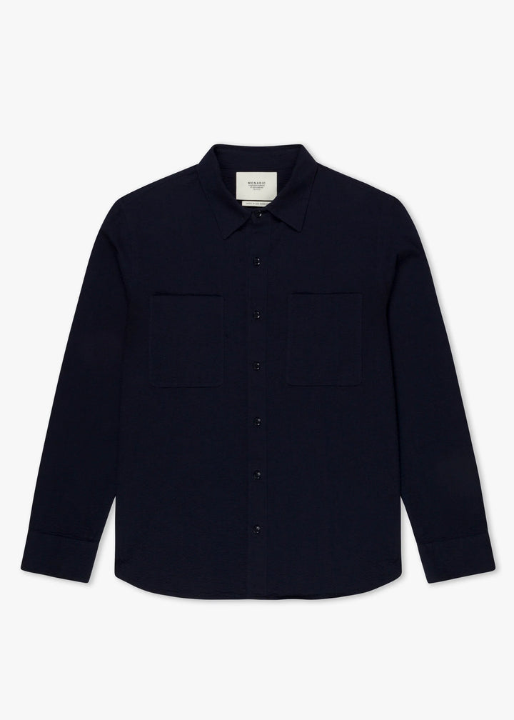 Monadic Aetna - Navy Seersucker