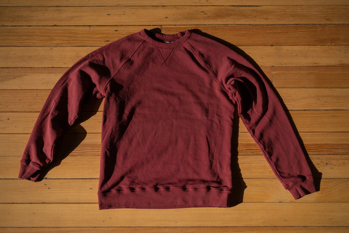 BS Basics Everyday Classic Raglan Crewneck - Bordeaux