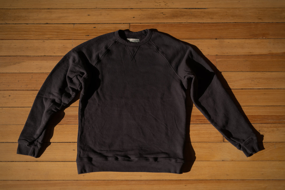 BS Basics Everyday Classic Raglan Crewneck - Slate