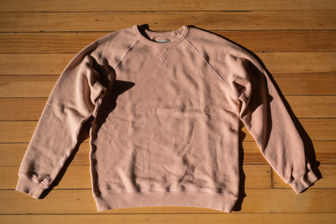 BS Basics Everyday Classic Raglan Crewneck - Blush