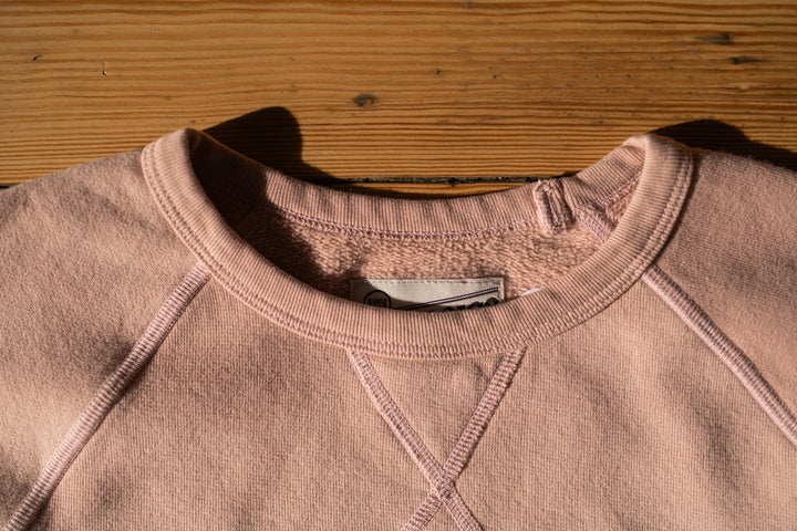 BS Basics Everyday Classic Raglan Crewneck - Blush