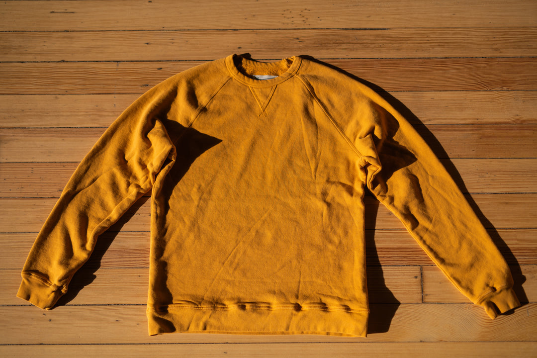 BS Basics Everyday Classic Raglan Crewneck - Sunflower