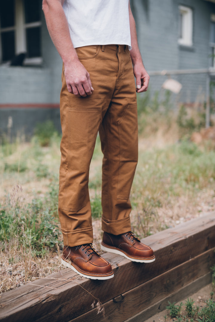 RGT x Berkeley Supply 12oz Canvas Double Knee Strider - Camel